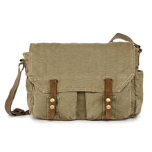 Load image into Gallery viewer, Coastal Canvas Messenger: Army Green
