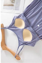 Load image into Gallery viewer, Built-in bra strappy dress lounge sleeveless dress: LightPink / M
