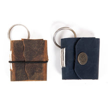 Load image into Gallery viewer, Miniature Journal  keyring: Navy Blue
