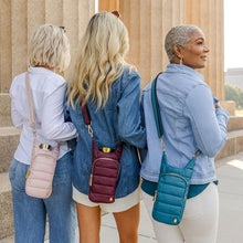 Load image into Gallery viewer, Teal HydroBag® with Teal and Black Striped Strap
