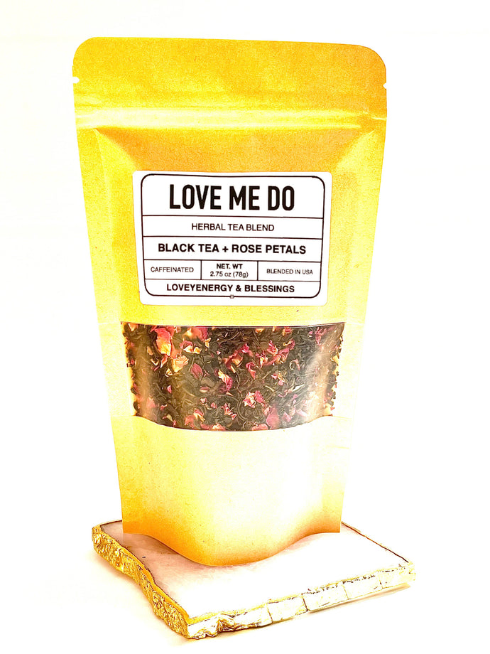 LOVE ME DO Black Tea & Rose Petals ~ Herbal Wisdom