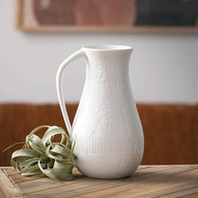Load image into Gallery viewer, WHITE CHIFFON STONE PITCHER
