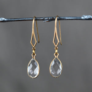 Diamond Hook w/ Crystal Tear Drop