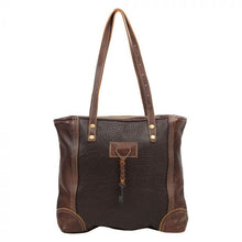 Load image into Gallery viewer, Buttery Soft Brown Leather Tote Bag
