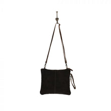 Load image into Gallery viewer, Classic Gray Leather and Rug Handbag
