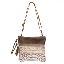 Load image into Gallery viewer, Bohemian Leather and Rug Handbag
